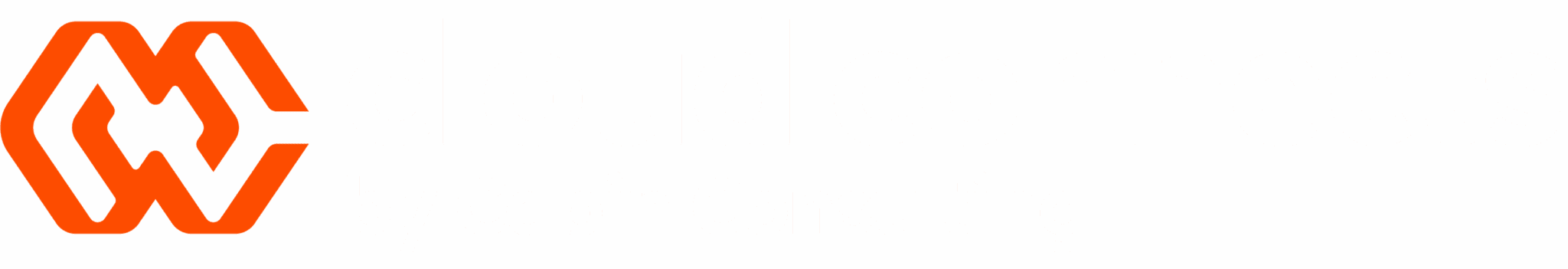 Cloud Connex Cabin Lockup logo in white