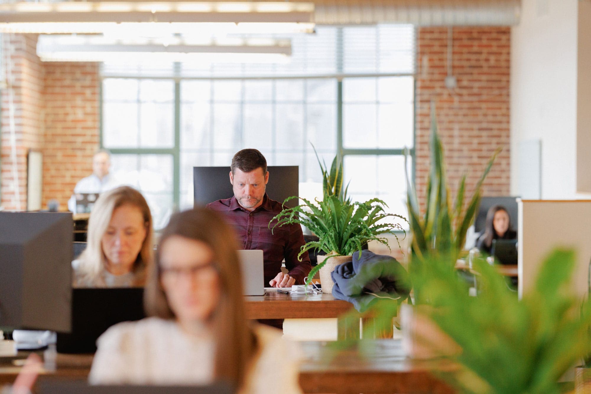 cloud-connex-guy-working-desks